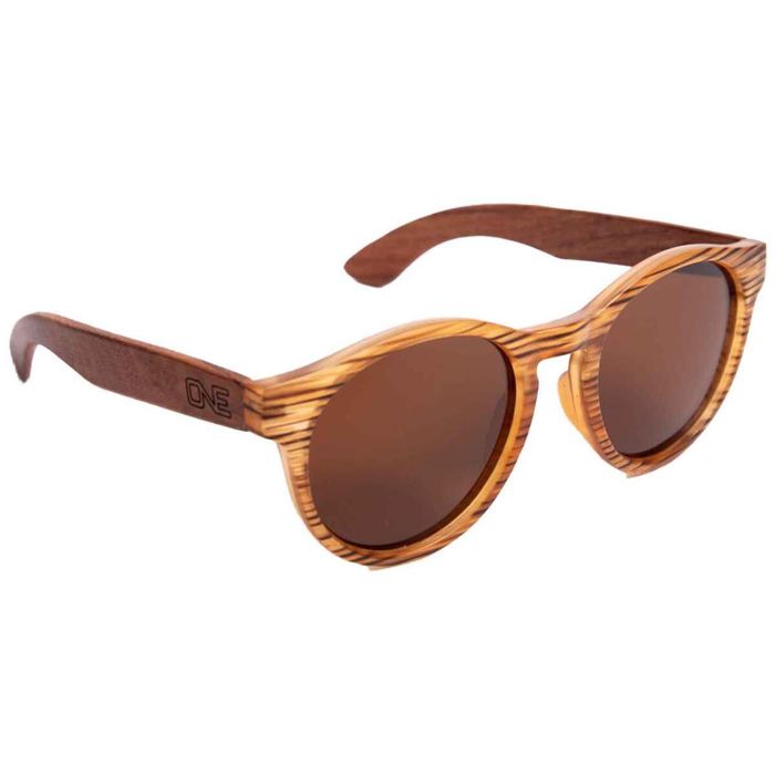 Поляризационные очки Optic Nerve Goldfoil Polarized Sunglasses - Natural Wood Fade/Brown