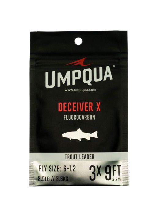 Флюорокарбоновая леска Umpqua Feather Merchants Umpqua Deceiver X Fluorocarbon 9' Leader