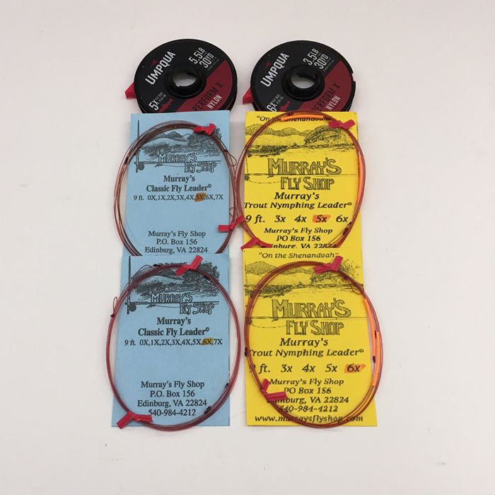 Поводковый материал Murray's Fly Shop Assortment of Leaders and Tippets for Trout