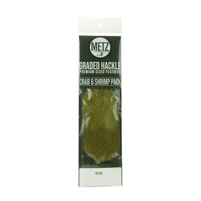 Материал для вязания мушек Umpqua Hackle Crab and Shrimp Pack - Olive