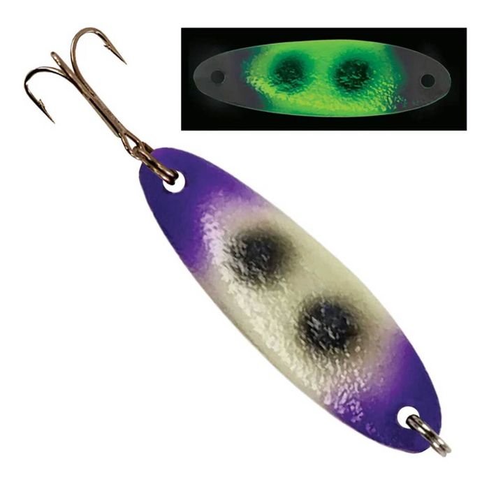 Зимняя приманка Acme Tackle Company KASTMASTER Moonshine Glow Ice Fishing Spoon - Purple S