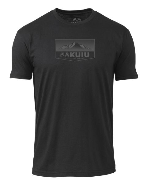 Рыболовная рубашка KUIU Ultralight Mountain Logo T-Shirt | Black