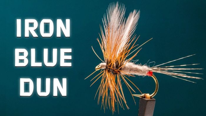 Набор для вязания мушек Trident Iron Blue Dun Dry Fly Tying Video Material Kit
