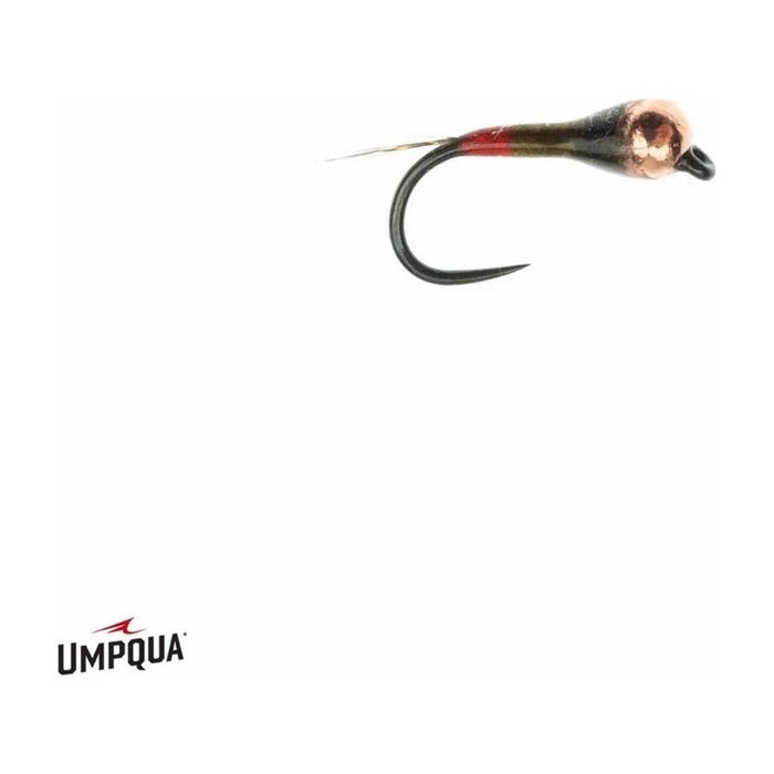 Мушки Umpqua Spanish Perdigon Nymph - Dark Olive/Red