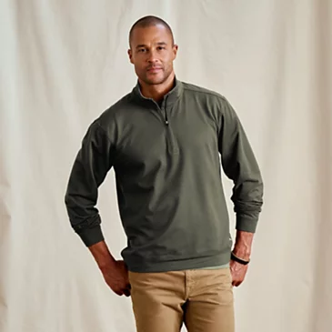 Рыболовная рубашка Orvis On The Move 1/4-Zip Sweatshirt