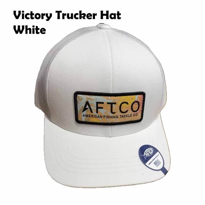 Головной убор Aftco Apparel Aftco White Victory Trucker Hat