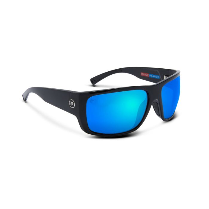 Поляризационные очки Kahuna - Polarized Mineral Glass - Black - Blue / OS