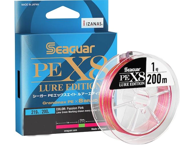 Плетёный шнур Seaguar JDM PEX8 Lure Edition Braided Fishing Line