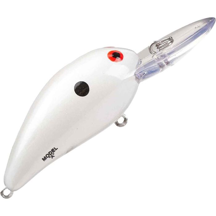 Воблер Bomber Model 6A Crankbait - White, 3/8oz, 2-1/8in, 6-8ft