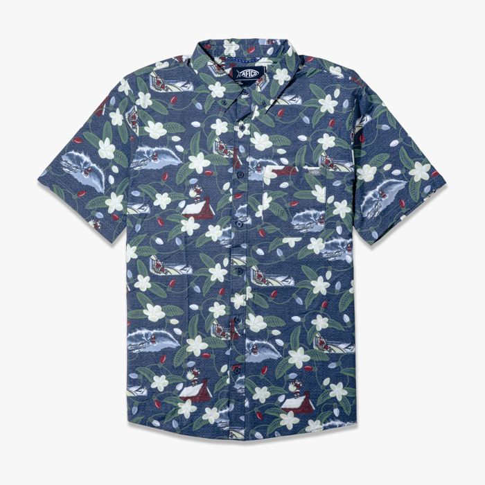 Рыболовная рубашка MENS Boatbar SS Button Down Shirt | Midnight