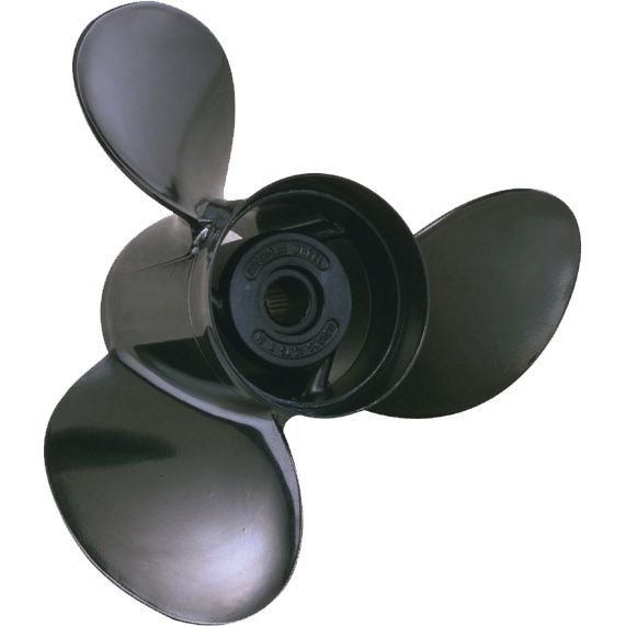 Гребной винт Michigan Wheel 3-Blade Prop, Pressed Rubber Hub / Aluminum, 14 dia x 11, RH