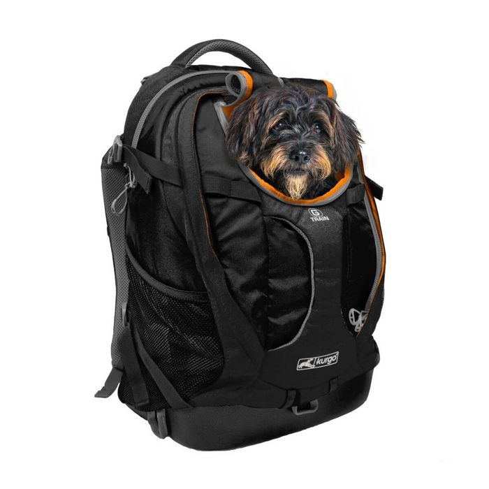 Рюкзак-переноска для собак Kurgo G-Train Dog Carrier Backpack - Black