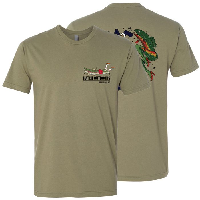 Рыболовная рубашка Hatch Outdoors, INC The MerTrout Tee