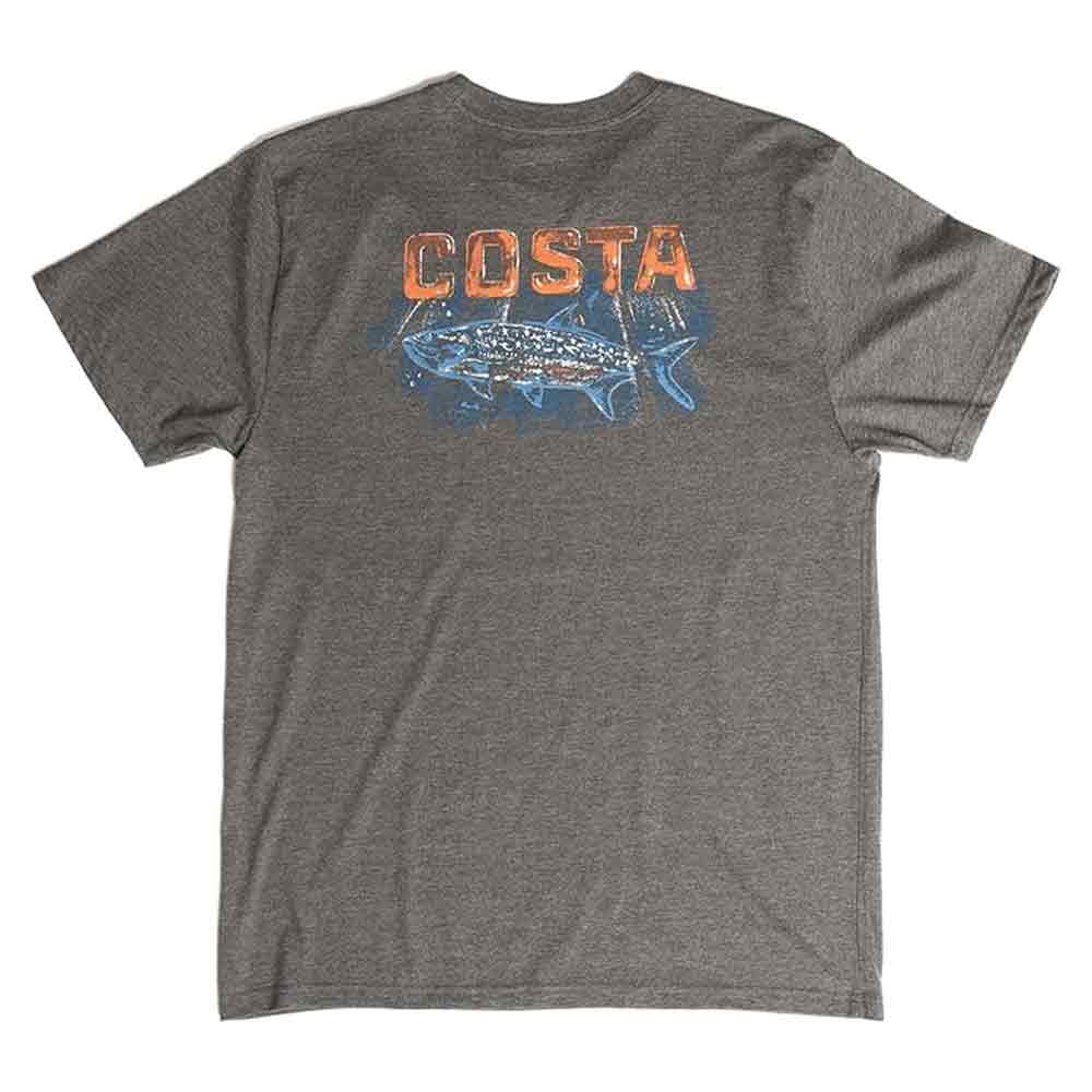 Рыболовная рубашка Costa Americana Catch Dark Heather S/S T-Shirt - LARGE