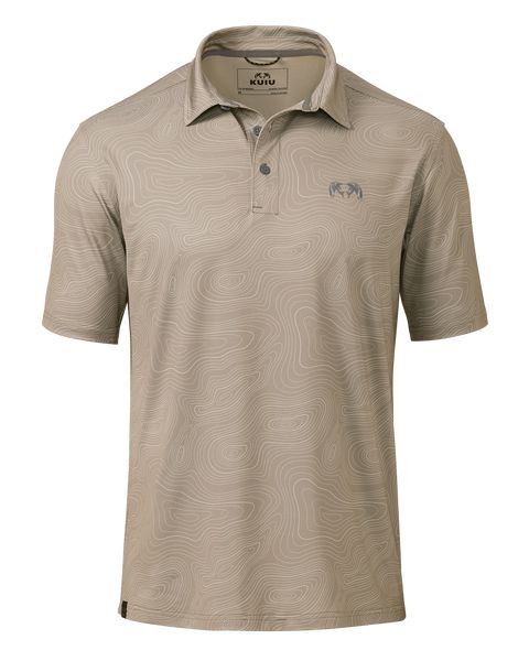 Рыболовная рубашка KUIU Performance Polo | Haze Topo
