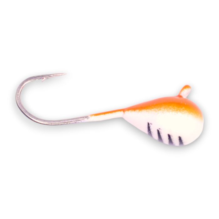 Зимняя приманка Kenders Outdoors ORANGE STRIPE GLOW TUNGSTEN JIG