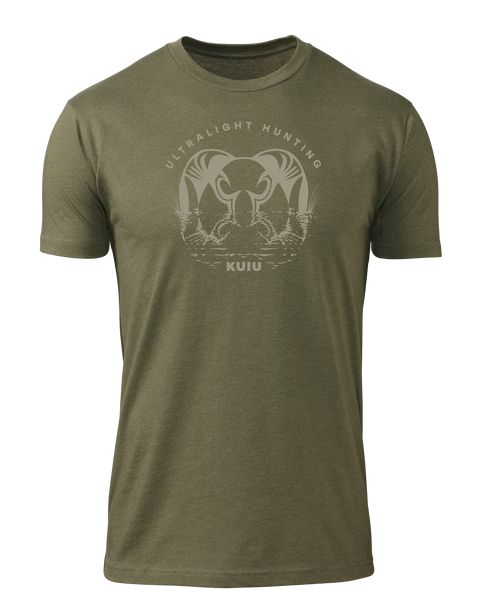 Рыболовная рубашка KUIU Waterway T-Shirt | Military Green