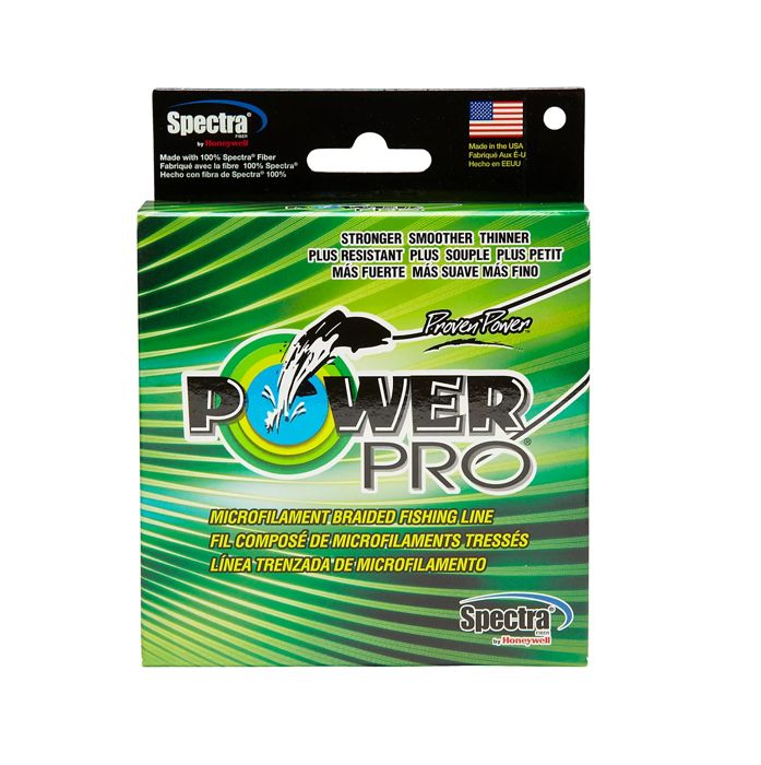Плетёный шнур PowerPro 65 lb. - 500 yards Braided Fishing Line