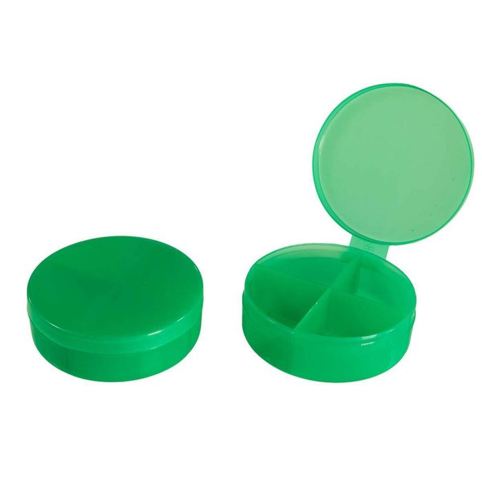 Коробка для мушек Sportsman's Warehouse Snappy Divided Fly Cup - Green, 2-1/2in