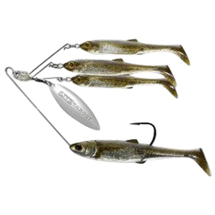 Оснастка-зонтик Live Target Baitball Spinner Rig Umbrella Rig - Green Pumpkinseed/Silve