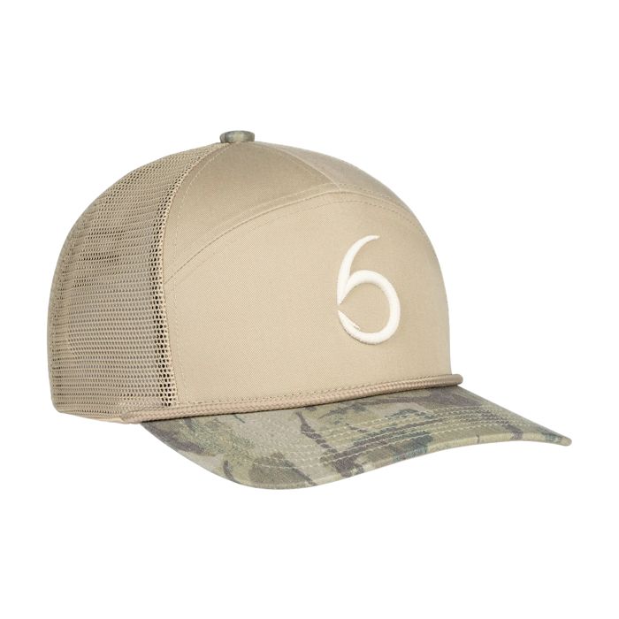 Головной убор 6th Sense The Seven Semi-Curved 7-Panel Hats - Khaki/Burnt Umber - 1974