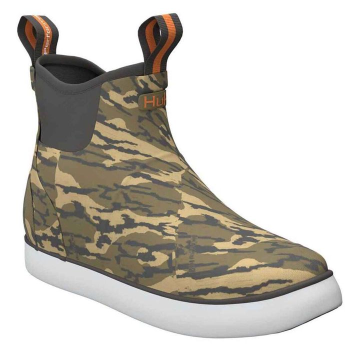 Палубные сапоги Huk Men's Mossy Oak Bottomland Rogue Wave Waterproof Pull On Boots
