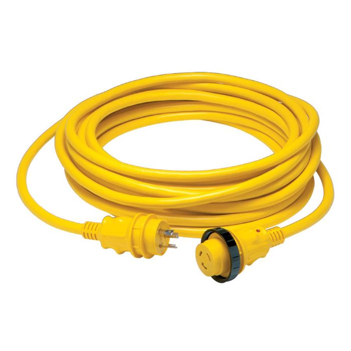Кабель для электроники MARINCO 30 Amp Power Cord Plus Cordset - 35'Â Yellow