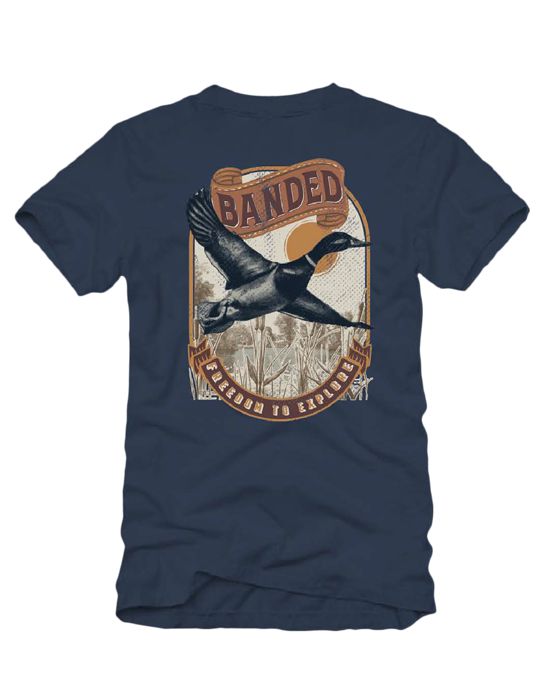 Рыболовная рубашка Banded Freedom to Explore Short Sleeve Tee