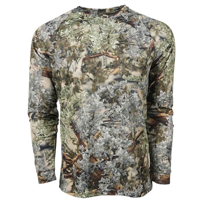 Рыболовная рубашка Kings Camo Men's Desert Shadow Hunter Series Long Sleeve Hunting Shirt