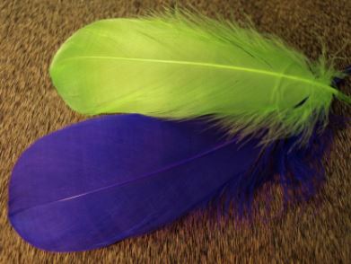 Материал для вязания мушек Nature's Spirit Select Goose Shoulder Feathers