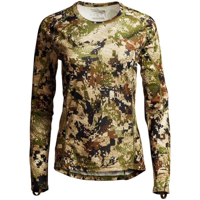 Рыболовная рубашка Sitka Gear Women's Sitka Core Lightweight Crew Long Sleeve Shirt - Opti