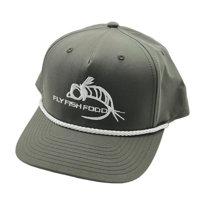 Головной убор Four Season Co Fly Fish Food Logo Hat - Dark Olive White Rope