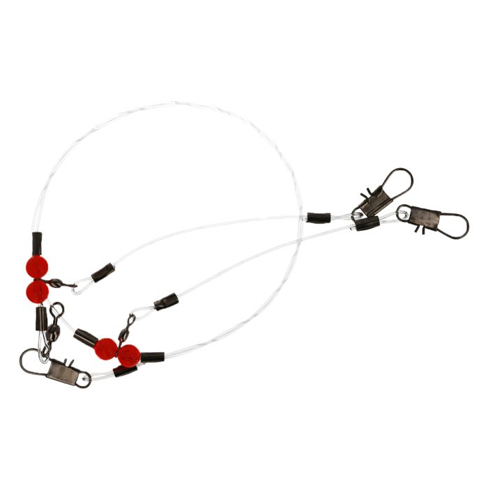 Готовая оснастка Eagle Claw Top And Bottom Drop Rig - Clear, 24in