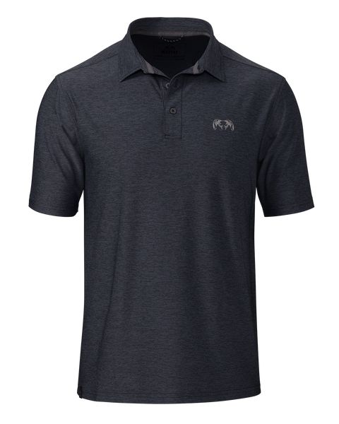 Рыболовная рубашка KUIU Performance Polo | Heather Steel Blue