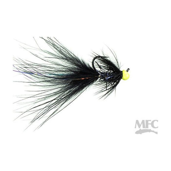 Материал для вязания мушек MFC Rowley's Pitching Leech - Black/Chartreuse Bead