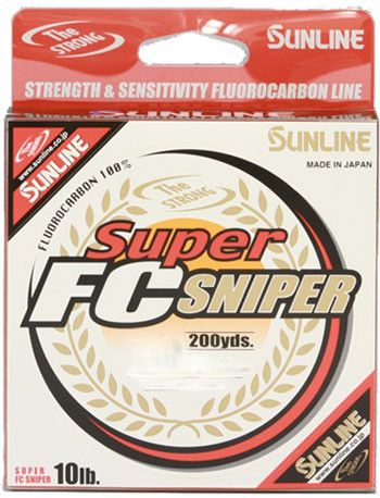 Леска Sunline Super FC Sniper флюорокарбон 12 lb 200 ярдов