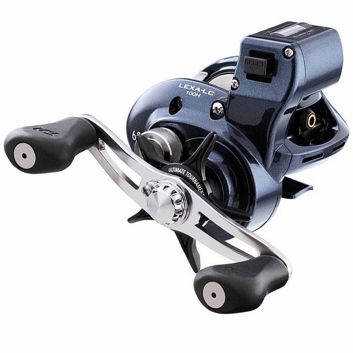 DAIWA Lexa LC100HL левосторонняя катушка со счётчиком лески