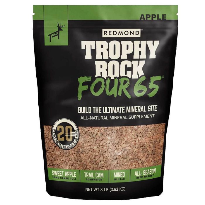 Подкормка для дичи Redmond Minerals Inc. Trophy Rock Apple Four65 Mineral Supplement Bag