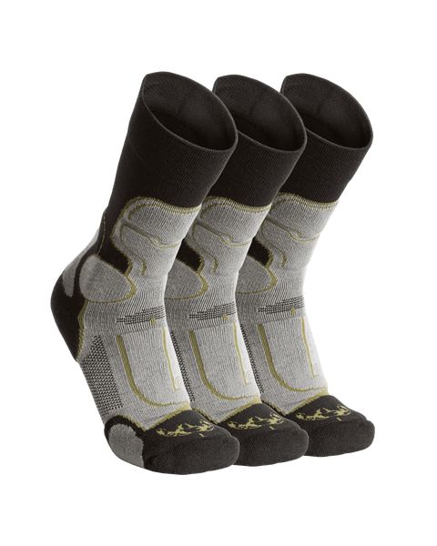 Носки KUIU ULTRA Merino Crew Sock 3-Pair Pack | Grey Green
