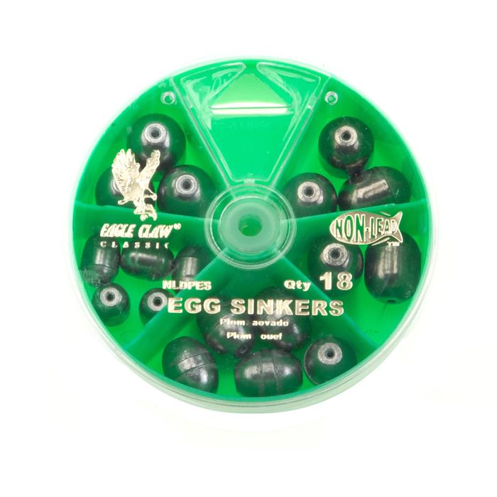 Грузила Eagle Claw Egg Sinker Non-Lead Sinkers 24-Pack