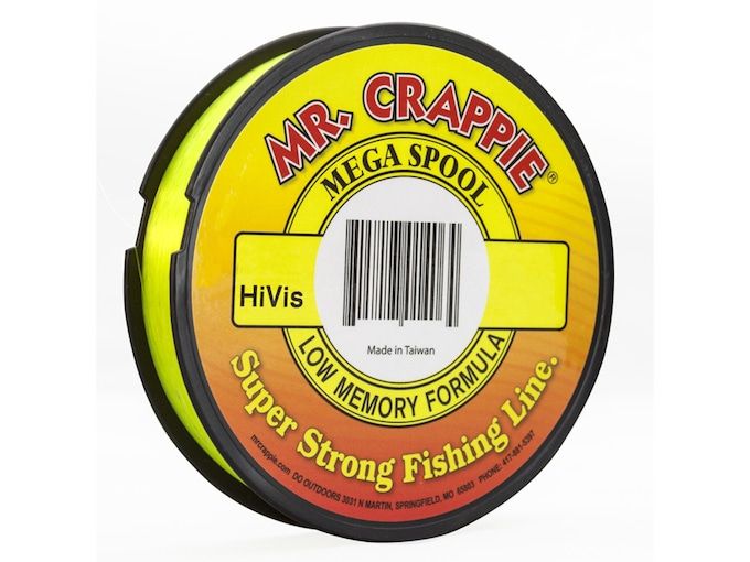 Монофильная леска Mr. Crappie Mega Spool Monofilament Fishing Line