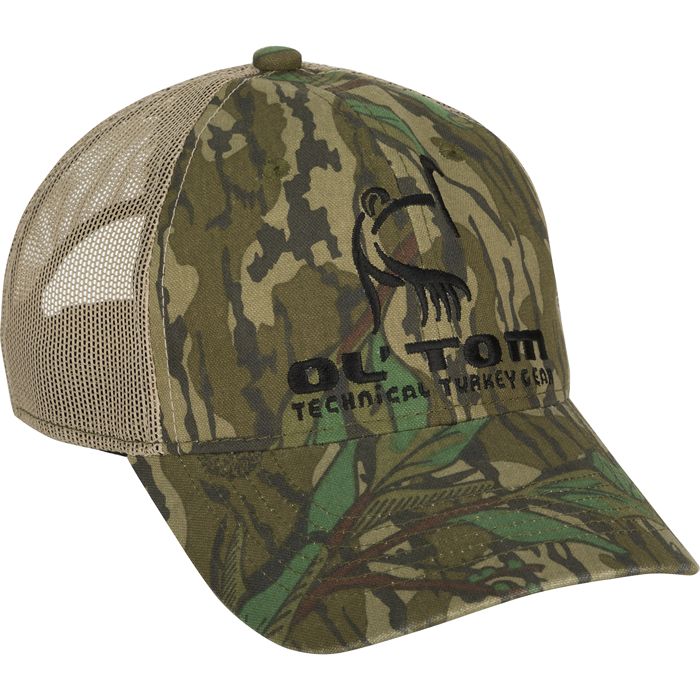 Охотничий камуфляж Camo Mesh Back Ol' Tom Logo Cap - Mossy Oak Greenleaf / One Size Fits M