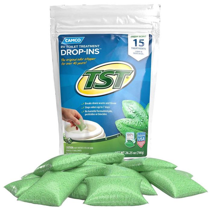 Средство для биотуалета Camco TST Drop Ins Odor Treatment 15 Pouch Bag
