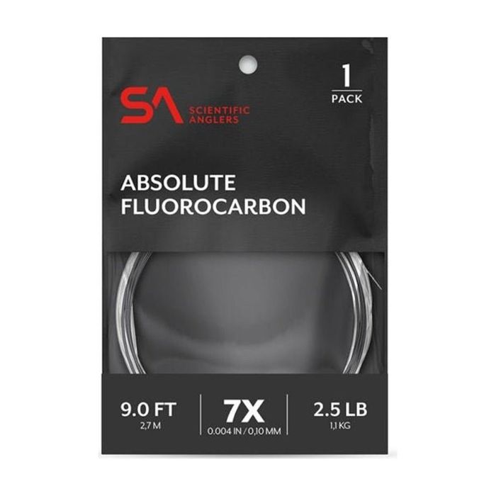 Подлесок и типпет Scientific Anglers Absolute Fluorocarbon Tapered Leader - 12ft