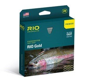 Нахлыстовый шнур Rio Premier Gold - Orange - Slick Cast Fly Line