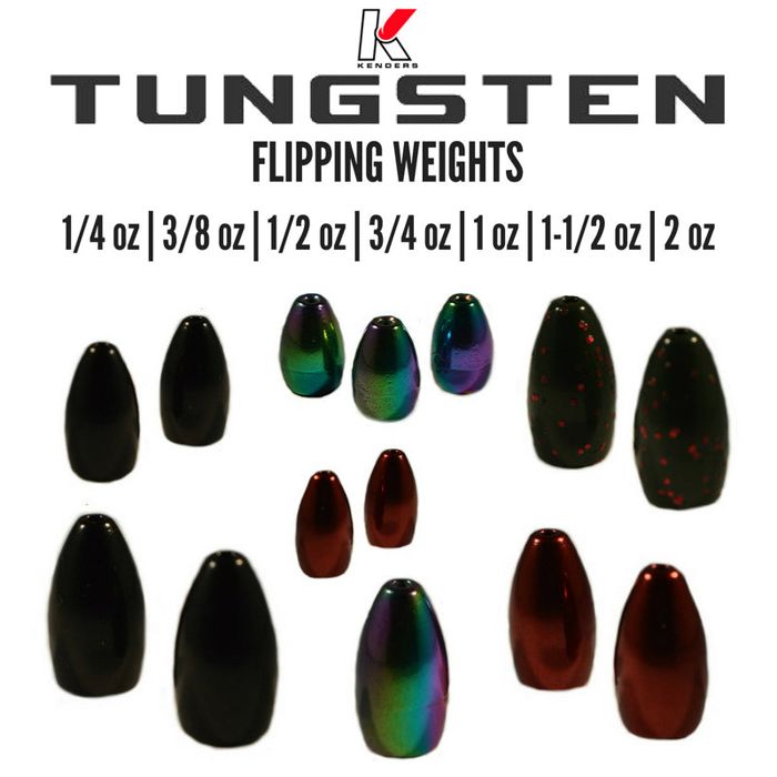Грузила Kenders Outdoors TUNGSTEN FLIPPING WEIGHTS
