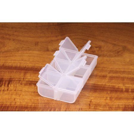 Материал для вязания мушек Hareline 6 Compartment Hook or Bead Box
