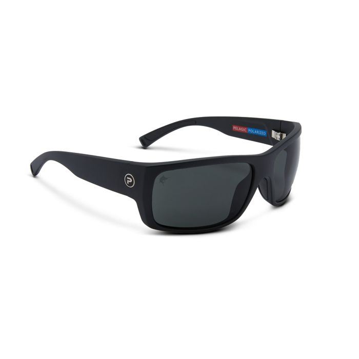 Поляризационные очки Fish Whistle - Polarized Mineral Glass - Black - Grey / OS