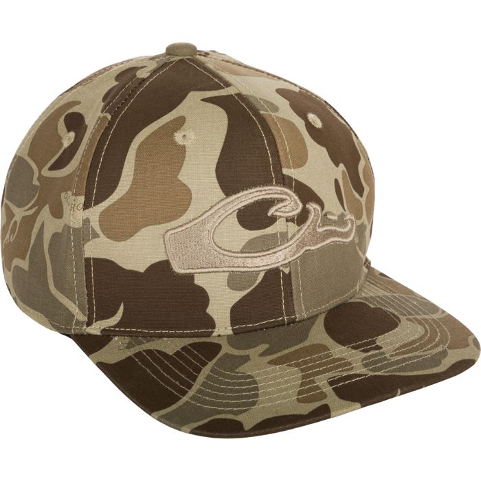 Головной убор Camo Flat Bill Cap - Old School Timber / One Size Fits Most