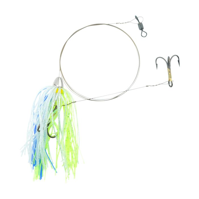 Готовая оснастка C&H King Buster Pro Rig - Blue/Chartreuse/Silver